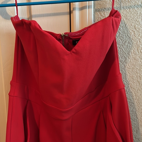 Express Vibrant Red Jumpsuit - Picture 6 of 6